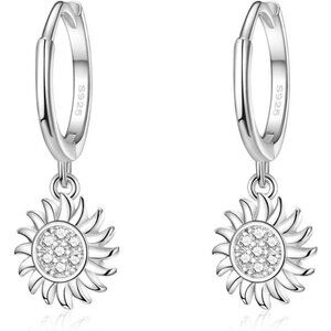 Dainty Dangle Hoop Earring for Women - Small Huggie Hoop Earrings Sets